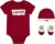 Levi’s Classic Batwing Infant Hat Bodysuit Bootie Set 3pc Tutina per bambino e neonato Unisex – Bimbi 0-24 – B083SSQW61