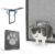 NAMSAN Porta Zanzariera per Animali Domestici Zanzariera per Cane Gattaiola per Zanzariera Schermo Facile da Installare Lackable Porta Schermo per Gatto/Piccolo Cane (24cm × 29cm) – B07D2CCWNX