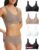 Risalti Reggiseno Senza Ferretto Spalla Larga 3 pz – Bralette Donna Senza Cuciture ed Etichette, Reggiseno Donna in Microfibra Elasticizzata, Brassiere, Top Morbido, Intimo – Made in Italy – B0BZYY5BHC