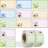 500 Pezzi Etichette Adesive Bambini Scuola – Etichette Scuola Elementare Asilo Scrivibili, Autoadesivo Etichette Adesive Colorate per Libri Quaderni Scatola di Conservazione – B0FRMCPJWV