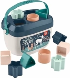 Fisher-Price – Blocchi Assortiti Cerbiatto blu, Set di 10 Blocchi da Impilare e Identificare per Neonati dai 6 Mesi in su, Giocattolo per Bambini 6+ Mesi, HJP20 [Esclusivo Amazon] – B09P9HNXTM