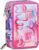 SJ Gang Astuccio Scuola 3 Zip, Rosa, Sphere Full Girl, Portapenne Triplo Scomparto Completo Di Penne, Matite, Colori, Accessori Zaino, Elementari, Medie, Bambina – B0CYTFMWDF