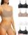 Risalti Reggiseno Senza Ferretto Spalla Stretta 3 pz – Bralette Donna Senza Cuciture ed Etichette, Reggiseno Donna in Microfibra Elasticizzata, Brassiere, Top Morbido, Intimo – Made in Italy – B0BZYWRBHN