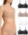 Risalti Reggiseno Senza Ferretto Spalla Stretta 3 pz – Bralette Donna Senza Cuciture ed Etichette, Reggiseno Donna in Microfibra Elasticizzata, Brassiere, Top Morbido, Intimo – Made in Italy – B0BZYWRBHN