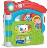 Clementoni Baby Primo Libro della Fattoria, Gioco Educativo Bambini 10 Mesi-3 Anni, Libro Interattivo, Suoni e Immagini per Riconoscere Gli Animali della Fattoria, Lingua Italiana, 17222 – B079H2TBS2