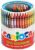CARIOCA Pastelli a Cera – Barattolo 100 Pezzi, Colori Brillanti, Facili da Temperare, Lavabili, Punta Grossa da 8mm, Atossici – Ideali per Bambini e Scuola – B005KOTNWM