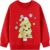 FILOWA Felpa per Bambina, Ragazza Unicorno Ricamo Pullover Maglione Cotone Manica Lunga Maglietta Casual Top, Bambine e Ragazze Senza Cappuccio Felpe 2-7 Anni, Rosa/Gris – B0FPM54TRW