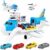m zimoon Aereo Trasportatore Giocattolo con 4 Auto e 1 Elicottero – B08FDH8JDB