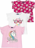 Chicco T-Shirt Bambina, Set di 3 Magliette a Maniche Corte, in 100% Cotone, Ottimi per la Primavera e L’Estate, Abbigliamento Bambine e Ragazze – B0BPYDQ4H1