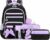 Amythe Zaino Scuola Elementare Bambina 3 Pezzi, Set Zaini Bambina Set 6-11 anni con Sacchetto per Pranzo e Astuccio per Matite, Zainetto Ragazza per Scuola, Viola – B0F9DX4P7S