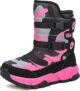 Mishansha Bambini Stivali da Neve Ragazze Caldo Fodera Stivaletti Invernali Ragazzi Scarpe Comodo Antiscivolo – B0FC6D851R