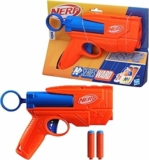 Hasbro Nerf N Series, Ward, Blaster Giocattolo, Per Bambini e Bambine da 8 Anni in Su, Ottima Idea Regalo di Natale, Include 2 Dardi Nerf N1 Ufficiali, Blu e Arancione – B0CP41PRQ9