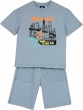 Chicco Completo Bambino con T-Shirt e Pantaloncini, in Morbido Tessuto, Abbigliamento Bambino, Designed in Italy – B0F8QN7C5X