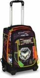 Mitama Trolley DR Scuola FLUO BATTLE, Nero – Arancione, 34 Lt, Tasche multifunzione, Spallacci uso zaino, Per bambini e ragazzi,scuola elementare e media, Tempo libero e viaggi – B0F13HZH2J