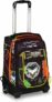 Mitama Trolley DR Scuola FLUO BATTLE, Nero – Arancione, 34 Lt, Tasche multifunzione, Spallacci uso zaino, Per bambini e ragazzi,scuola elementare e media, Tempo libero e viaggi – B0F13HZH2J