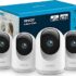 Anona Pano 4K Telecamera WIFI Interno,Videocamera Sorveglianza Animali/Cani – B0FDX26CNH