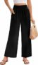 heekpek Pantaloni Donna Estivi Leggeri Pantaloni Comodi Larghi Casual Elastico Vita Alta Solido Sciolto Lunghi Palazzo Pantaloni Gamba Dritta Casual Spiaggia Jogging con Tasche – B0GF89KR8H