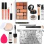 Fenshine,Set di trucco professionale tutto in uno, kit per trucco cosmetico con borsa portaoggetti portatile da viaggio, palette di ombretti, lucidalabbra, per adolescenti e adulti (13 pezzi) – B0BPP9CNMR