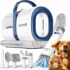 KSIIA Scala Per Cani Di Piccola Taglia Alta 44 Cm Con Rivestimento Lavabile Rimovibile, Scala Per Animali Domestici Antiscivolo Per Gatti Vecchi E Cani, Ramp Per Letto Divano Grigio – B0D9JMY5D1