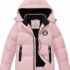 Happy Cherry Cappotto Invernale Bambina con Cappuccio Giacca Calda Carino Fiocco Antivento Piumino Autunno Inverno con Fodera in Pile 1-5 Anni – B0DF1ZL4LT