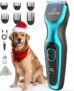 oneisall Tagliacane silenzioso, tagliacapelli professionale per cani e gatti, tagliacapelli elettrico per animali domestici con motore potente da 7000RMP, adatto per peli spessi e opachi (Blu) – B0BZYL9DZR