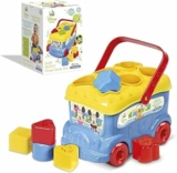 Clementoni Disney Baby Baby Mickey Bus Inserimento Forme, per Bambino 10+ Mesi, Gioco Prima Infanzia per Sviluppare Manualità e Logica e Scoprire i Colori, 14935 – B004HZYECO