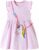 Bambina Vestito Unicorno in Cotone con Girocollo Abito Estivo Manica Corta da Principessa per Feste Compleanni e Occasioni Speciali Taglia 2-8 Anni – B0GK8DL1K5