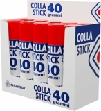 OSAMA – Colla Stick Extra Forte, Box da 10 Pezzi, 40 gr – Set Colle Stick Ideale per Cancelleria Scuola, Ufficio e Università – Scorrevole, Resistente e Adatta ai Bambini, Formula Classica – B076FF1DM8
