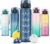 Grsta Borraccia, Borraccia 500ml, Boraccia Senza Perdite, Boraccia Motivazionale, Facile da Trasportare, Bottiglia Orari, Bottiglia Graduata, Facile da Pulire, per Sport, Fitness, Scuola, Bambina – B0FKMYS3R3
