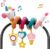 hahaland Giocattolo a Spirale Passeggino Neonati 0 3 6 Mesi, Regalo Neonata Femmina Giochi Passeggino a Sonaglio Appeso, Giocattolo della Peluche da Appendere – B0BGXML34N