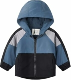 Volunboy Giacca Bambini con Fodera in Pile, Leggera Giaccone Antivento con Cappuccio e Tasche a Cerniera (2-8 Anni) – B0G4GR1RC4