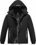 MoFiz Giacca Invernale Bambina Giacca sci Bambina Piumino Impermeabile Pile Antivento Giacche Ragazze Giacca In Softshell Con Cappuccio – B0CGHSMZZ2