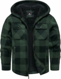 zitysport Camicia Giacca Ragazzi Felpa con Cappuccio Spessa Plaid Bambini Zip Di Flanella Calda Sudore Outdoor Felpa Foderato Invernali Tasca – B0D3XJ5V56