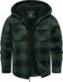 zitysport Camicia Giacca Ragazzi Felpa con Cappuccio Spessa Plaid Bambini Zip Di Flanella Calda Sudore Outdoor Felpa Foderato Invernali Tasca – B0D3XGN67X