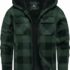 zitysport Camicia Giacca Ragazzi Felpa con Cappuccio Spessa Plaid Bambini Zip Di Flanella Calda Sudore Outdoor Felpa Foderato Invernali Tasca – B0D3XK984J