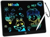 Tavoletta Grafica LCD Scrittura 16 Pollici, Tavoletta Grafica Bambini Elettronica Lavagna Digitale da Disegno con Penna Giochi Giocattolo 3-12 Anni Regali di Natale di Compleanno per Ragazzi Ragazze – B0D4PZZVFT