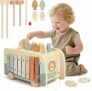 Vanplay Giochi Bambini 1 Anno, Giochi Montessori 1 2 3 Anni Giocattoli Bambino 1 Anno, 7 in 1 Strumenti Musicali Bambini Xilofono, Giochi Educativi Regali Bambini 1 Anno – B0F1F9T8WH