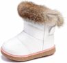 KVbabby Bambine e Ragazze Carino Stivali da Neve Morbide Fodera calda Stivali Scarpe di Cotone Piatto Pelliccia Stivali – B075F9DMPS