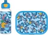 Mepal Set da Pranzo Campus, Set da Pranzo per Bambini con Borraccia Pop-up e Porta Pranzo, Set da Pranzo per la Scuola o le Gite, Privo di BPA, 400 + 750 ml, Stitch – B0F2267CCW