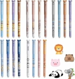 20 PCS Penne Cancellabili per Scuola Elementare Animale,Penna A Sfera Cancellabile Cute Cartoon Penna Sfera Gel per Bambini Studenti Adulti,0,5 mm, set di penne erasable per articoli scolastici,uffici – B0G6ZS6Y2Q