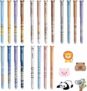 20 PCS Penne Cancellabili per Scuola Elementare Animale,Penna A Sfera Cancellabile Cute Cartoon Penna Sfera Gel per Bambini Studenti Adulti,0,5 mm, set di penne erasable per articoli scolastici,uffici – B0G6ZS6Y2Q