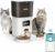 Distributore Automatico per Cani e Gatti con 2 Ciotole, PWEZON 6L WiFi Alimentatore Automatico per Animali Domestici con Controllo delle Porzioni, Timer e di Registrazione del Suono – B0B873BT8X