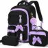 Seven Zaino Scuola Estensibile Big Sonic, Blu, 24L, Espandibile tramite zip, Tasca frontale, Tasca laterale portaborraccia, Scuola elementare, Bambino – B0GRWKQFQL