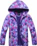 Hovkib Giacca Impermeabile Bambina Giacca a Vento Ragazze Termica Giacca Antivento Bambine Giacca da Pioggia Pile Cappotto Impermeabile Età 3-12 – B0F99FBFYY