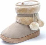 Yeeteepot Bambine e Ragazze Carino Stivali da Neve Calda Foderati Stivaletti Inverno Morbide Piatto Stivali Bambini Pelliccia Antiscivolo Boots – B09G2DXJVB