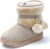 Yeeteepot Bambine e Ragazze Carino Stivali da Neve Calda Foderati Stivaletti Inverno Morbide Piatto Stivali Bambini Pelliccia Antiscivolo Boots – B09G2DXJVB