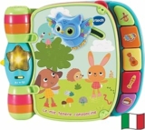 VTech Il Mio Primo Libro Interattivo – Le Mie Tenere Canzoncine, Libro Interattivo per Neonati con Animali in Rilievo, 6 Canzoncine per Bambini, Lingua Italiana, Batterie Incluse, 6-36 Mesi – B0CC6HLG4T