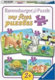 Ravensburger Puzzles,My First Simpatici Animali Domestici Puzzle, Singolo, Colore Bianco, Large, 06951 – B01NCRVSYD