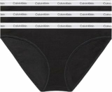 Calvin Klein Slip Donna CK Confezione 3 Capi Mutande Elastico a Vista Cotone Elasticizzato Articolo QD5207E – B0C8FBXG9B