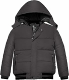 Wantdo Giacca Caldo Invernale Parka con Cappuccio Antivento Cappotto da Esterno Trapuntato Giubbotto in Cotone da Trekking Bambino – B0DSJ9M8PT